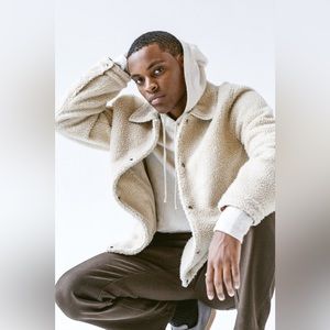 Vince Sherpa Coach Jacket